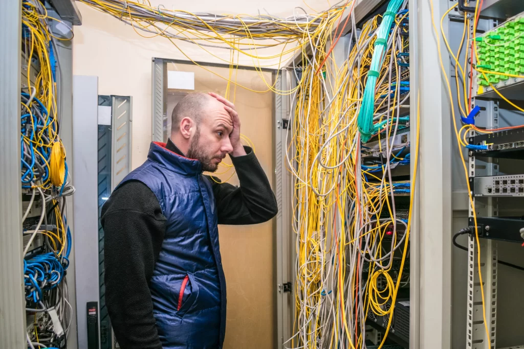 Informaticiens qui a un soucis avec les câbles